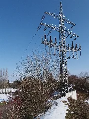 Abspannmast Erdkabel