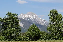 Admont Geschützter Landschaftsteil 1286 Kajetanpromenade Detail Mit Ausblick Auf Den Buchstein