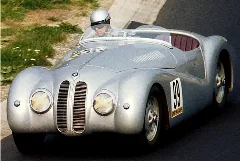 Adolf Brudes Im Bmw 328 Mille Miglia Am 14.08.1976