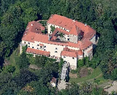 Aerial Image Of The Burg Wernberg (View From The South)