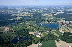 Aerial Image Of The Seeon Lakes