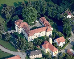 Aerial Image Of The Wasserschloss Köfering (View From The West)