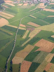 Aerial View Of The Road Between Mindersdorf And Liggersdorf 15.07.2008 17 12 08