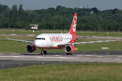 Air Berlin A319 D Abgs At Düsseldorf Airport