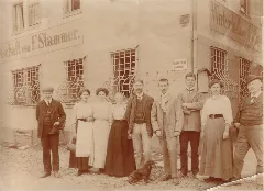 Altes Bild Der Wirtschaft Fstammer
