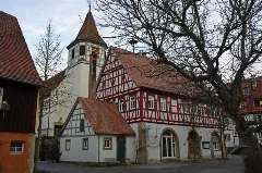Altes Rathaus Und Kirche Erligheim Geograph.org.uk 8361