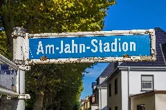 Am Jahn Stadion Marl Schild