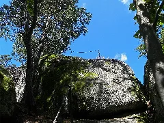Am Unteren Ende Des Steigs Auf Den Herzogreitherfelsen