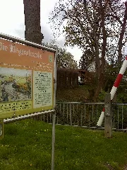 Ampen Infotafel 'Die Wegeschranke'