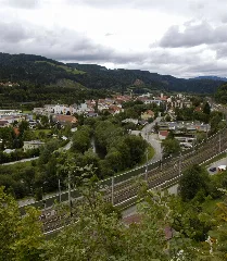 Ansicht Von Kindberg Vom Kalvarienberg