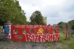 Antifa Graffiti In Berlin (Marzahn Hellersdorf)