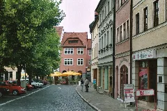 Apolda The Northern Side Of The Town Square