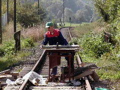 Arbeiter Beim Sägen