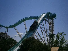 Atlantica Supersplash In Europa Park In Action