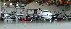Augsburg Air Service Hangar Inside
