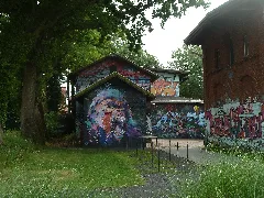 Aurich, Jugendzentrum Schlachthof, Rückseite
