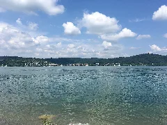 Ausblick Bodman Auf Ludwigshafen Am Bodensee