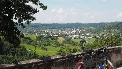 Ausblick Ins Wieslauftal Von Der Burg Waldenstein