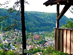 Aussichtspunkt Welzberghütte, Blick Auf Calw Hirsau, U. A. Auf Das Benediktinerkloster St. Peter Und Paul Panoramio