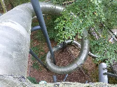 Aussichtsturm Biosphärenhaus Rutsche