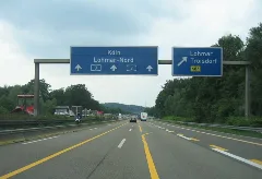 Autobahnkreuz A3 A484 Bei Lohmar Geo.hlipp.de 2639