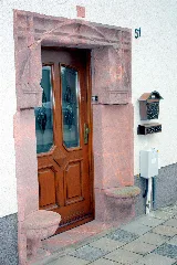Bad Lausick, Portal With Sitting Niches At The Rochlitzer Straße