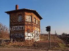 Bahnhäuschen Halle Trotha 1