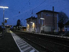Bahnhof, 1, Nieder Wöllstadt, Wöllstadt, Wetteraukreis