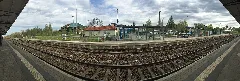 Bahnhof Arnsdorf Bei Dresden Panorama
