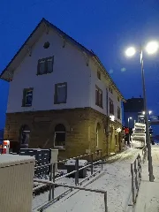 Bahnhof Bondorf At Night 02
