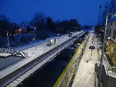 Bahnhof Bondorf At Night 03