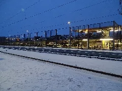 Bahnhof Bondorf At Night 07