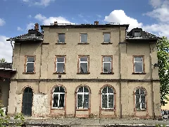 Bahnhof Rochlitz, Empfangsgebäude (Gleisseite) (3)