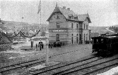 Bahnhof Wald Michelbach 1901 01