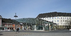 Bahnhofsplatz Vor Dem Heinrich Von Kleist Forum Panoramio