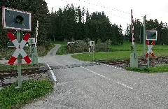 Bahnübergang Murgtalbahn Schönegründ Imgp8392