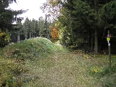 Bank And Ditch Of The Limes At Wp 1 71 And Kleinkastell (Fortlet) Hillscheid (8118604025)