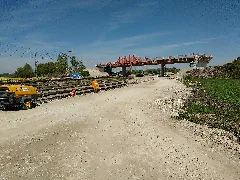 Bau Der Verbindungskurve Bei Neufahrn 2016 04