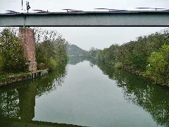 Beim 366 Km Langen Neckartalradweg, 1878, Neckar Viadukt Marbach, 1980, S Bahn Ausbau Panoramio