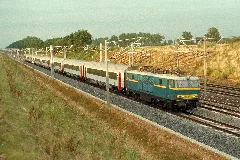 Belgische Lok 1601 Mit Schnellzug Köln Oostende 2002