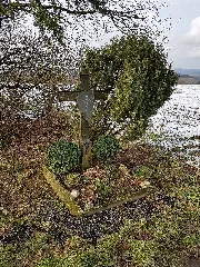 Benninger Kreuz Memorial, Trier Tarforst, Germany, 21 January 2018 (Front Side)