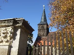 Berlin Blankenfelde Church Close View From South