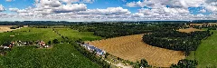 Bernsdorf Großgrabe Erlenteich Aerial Pan Alt