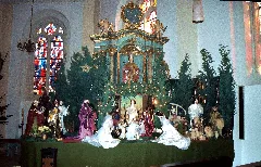 Berus (Überherrn), Church St.martin, The Christmas Crib