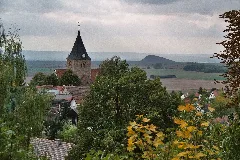 Beyernaumburg (Allstedt), View From The Castle To The Village