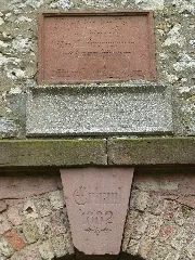 Bieberer Aussichtsturm Steintafeln Oben