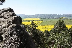 Blankenburg (Harz), Teufelsmauer, Blick Nach Südwesten
