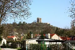 Blick Auf Den Arnstein Von Harkerode