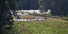 Blick Auf Die Jagst Bei Mosesmühle Mit Open Air Kino In Bächlingen Panoramio