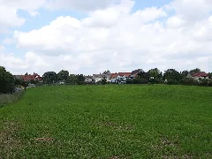 Blick Auf Kischlitz, Petersberg, Thüringen